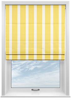 The British Stripe Co. Henry, Bristol No.1 - Twist&Fit Roman Blind